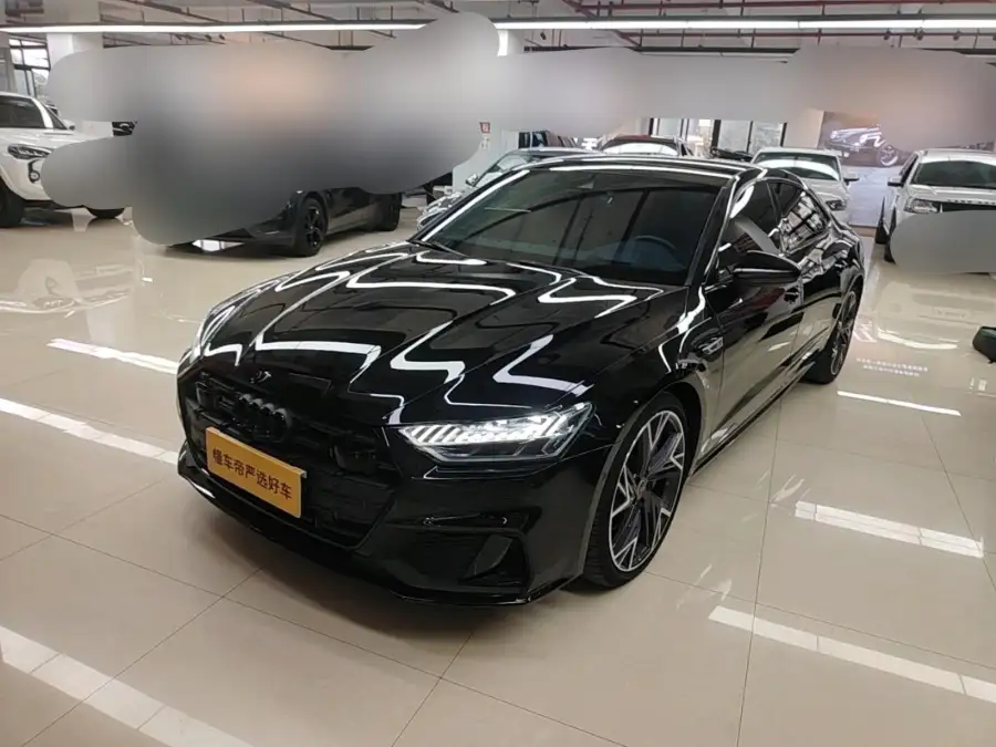 Audi A7L 55 TFSI quattro S-line Black Knight