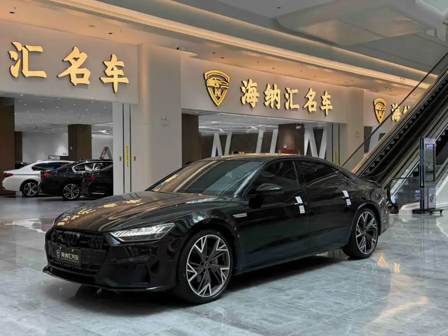 Audi A7L 45 TFSI quattro S-line Black Knight